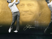 Tiger Woods, Jack Nicklaus & Arnold Palmer Autographed Framed 'Legends of Golf' 12x30 Photo Beckett BAS, PSA/DNA & UDA Holo #BAJ56321