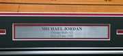 Michael Jordan Autographed Framed Nike Air Dunking 24x24 Poster Photo Chicago Bulls Beckett BAS #AE16681