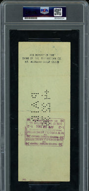 Babe Ruth Autographed 3x8.5 Check New York Yankees PSA/DNA #85494224