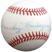 Frenchy Bordagaray Autographed Official NL Baseball Brooklyn Dodgers Beckett BAS #F26215