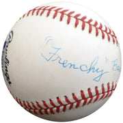 Frenchy Bordagaray Autographed Official NL Baseball Brooklyn Dodgers Beckett BAS #F26215
