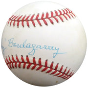 Frenchy Bordagaray Autographed Official NL Baseball Brooklyn Dodgers Beckett BAS #F26215