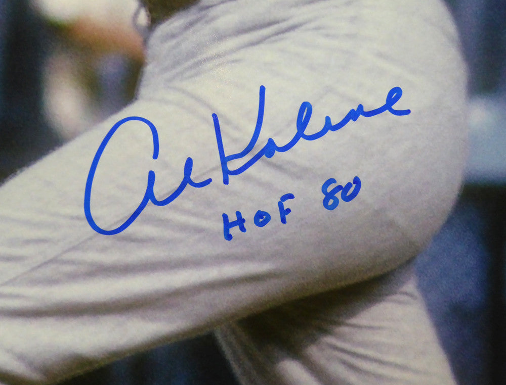 Al Kaline Autographed 16x20 Photo Detroit Tigers "HOF 80" PSA/DNA Stock #106940