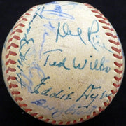 1950 Spring Training Autographed Official NL Baseball With 24 Total Signatures Including Stan Musial & Enos Slaughter Beckett BAS #A52657