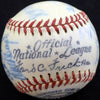 1950 Spring Training Autographed Official NL Baseball With 22 Total Signatures Including Stan Musial & Casey Stengel Beckett BAS #A52623
