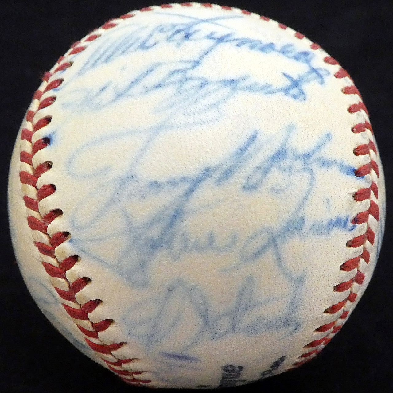 1950 Spring Training Autographed Official NL Baseball With 22 Total Signatures Including Stan Musial & Casey Stengel Beckett BAS #A52623