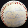 1956 Spring Training Autographed Official League Baseball With 27 Total Signatures Including Stan Musial & Fred Hutchinson Beckett BAS #A52661