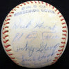 1956 Spring Training Autographed Official League Baseball With 27 Total Signatures Including Stan Musial & Fred Hutchinson Beckett BAS #A52661