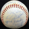 1956 Spring Training Autographed Official League Baseball With 27 Total Signatures Including Stan Musial & Fred Hutchinson Beckett BAS #A52661