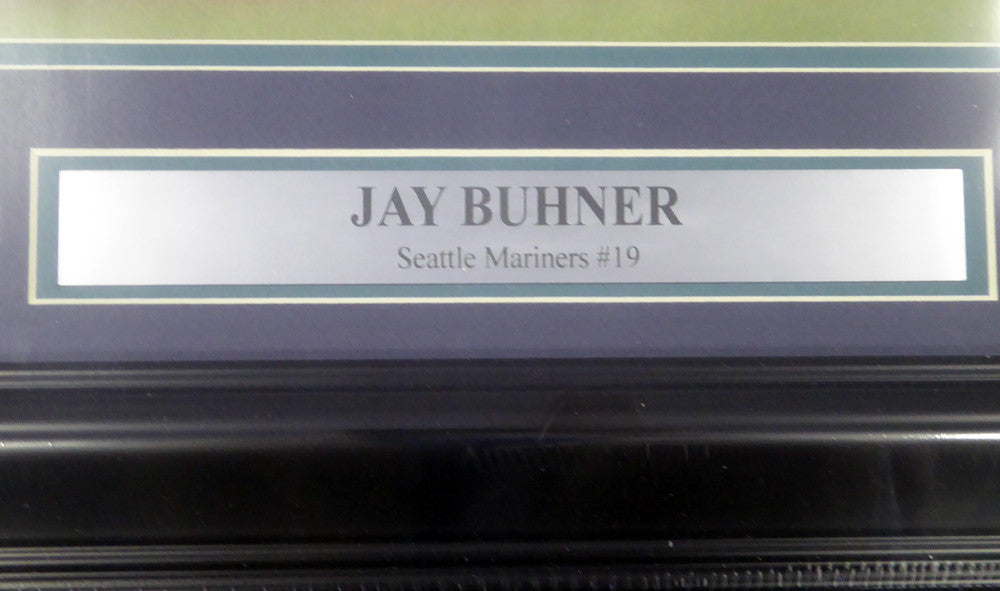 Jay Buhner Autographed Framed 16x20 Photo Seattle Mariners MCS Holo Stock #107773