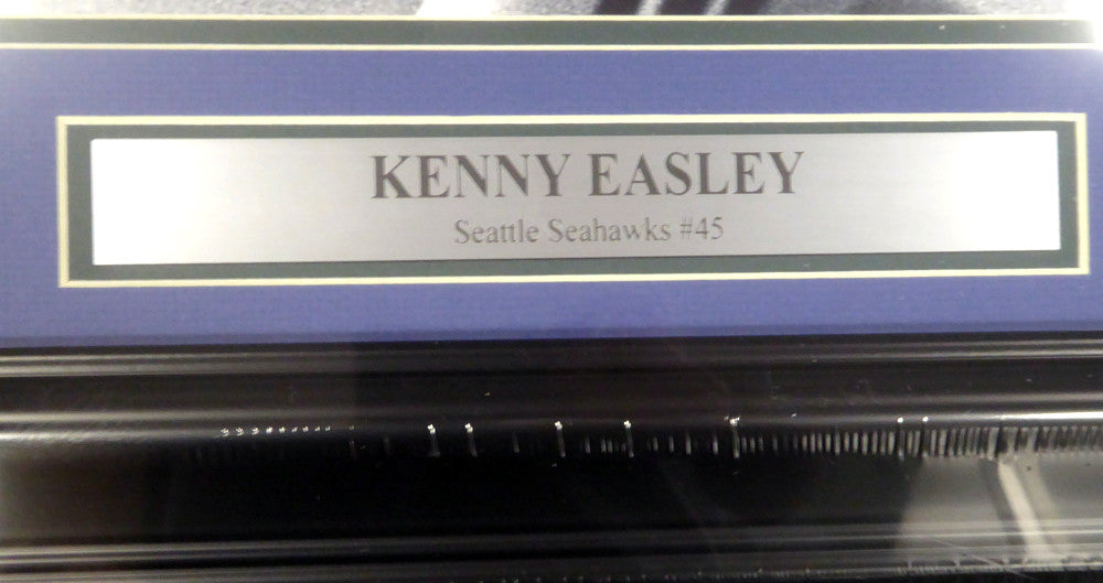 Kenny Easley Autographed Framed 16x20 Photo Seattle Seahawks MCS Holo Stock #107948