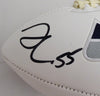 Frank Clark Autographed White Seattle Seahawks Logo Football MCS Holo Stock #137956