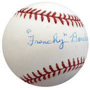 Frenchy Bordagaray Autographed Official NL Baseball Brooklyn Dodgers Beckett BAS #F26218