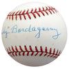 Frenchy Bordagaray Autographed Official NL Baseball Brooklyn Dodgers Beckett BAS #F26218