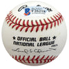 Frenchy Bordagaray Autographed Official NL Baseball Brooklyn Dodgers Beckett BAS #F26218