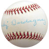 Frenchy Bordagaray Autographed Official NL Baseball Brooklyn Dodgers Beckett BAS #F26219