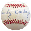 Frenchy Bordagaray Autographed Official NL Baseball Brooklyn Dodgers Beckett BAS #F26222