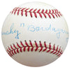 Frenchy Bordagaray Autographed Official NL Baseball Brooklyn Dodgers Beckett BAS #F26224