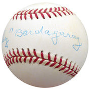 Frenchy Bordagaray Autographed Official NL Baseball Brooklyn Dodgers Beckett BAS #F26224
