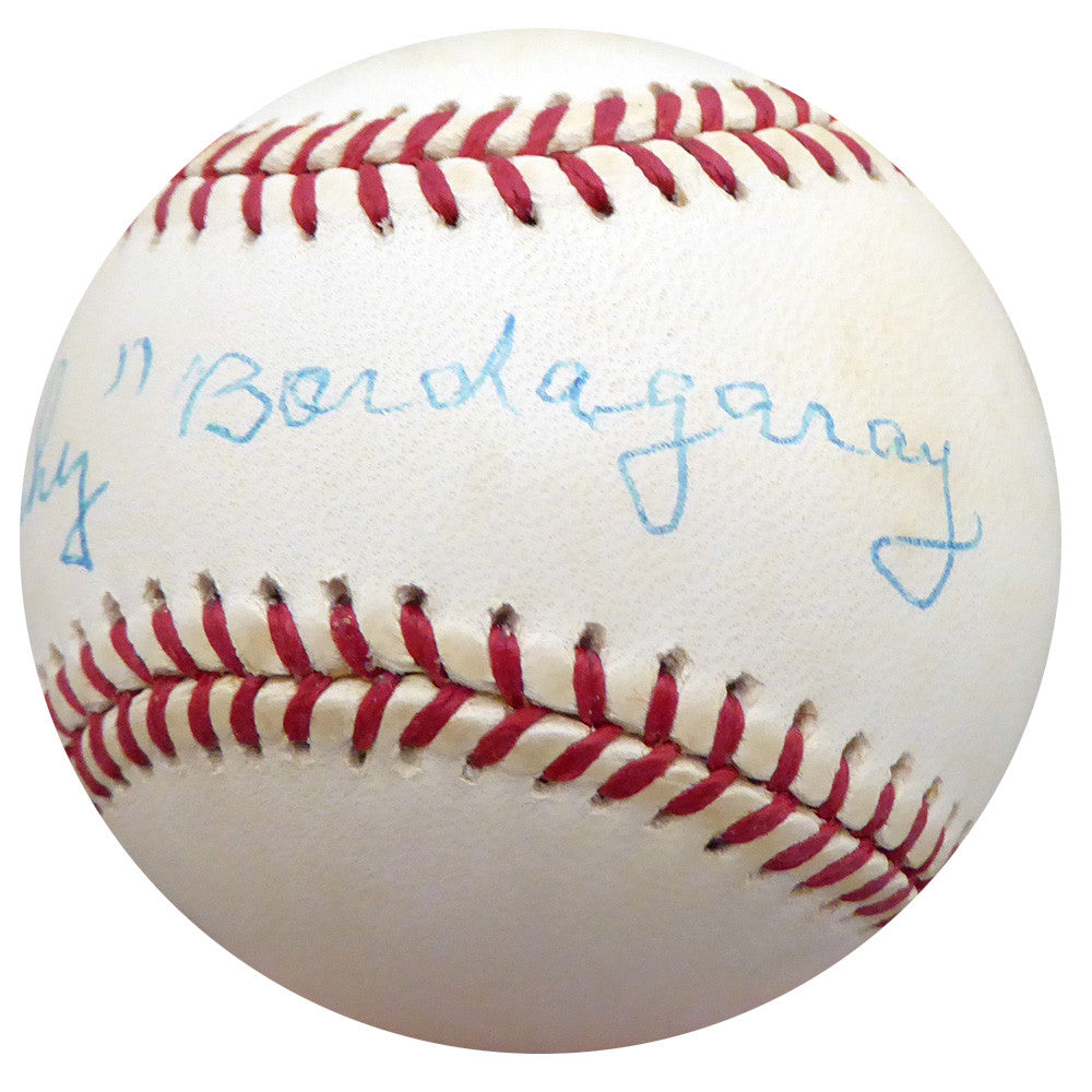 Frenchy Bordagaray Autographed Official NL Baseball Brooklyn Dodgers Beckett BAS #F26224