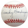 Frenchy Bordagaray Autographed Official NL Baseball Brooklyn Dodgers Beckett BAS #F26228
