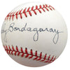 Frenchy Bordagaray Autographed Official NL Baseball Brooklyn Dodgers Beckett BAS #F26228