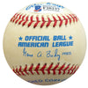 Hank Borowy Autographed Official AL Baseball New York Yankees, Chicago Cubs Beckett BAS #F26237