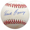 Hank Borowy Autographed Official AL Baseball New York Yankees, Chicago Cubs Beckett BAS #F26239