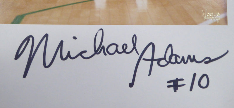 Michael Adams Autographed 16x20 Matted Photo Washington Bullets PSA/DNA #AB53604