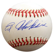 Ed Miksis Autographed Official NL Baseball Brooklyn Dodgers Beckett BAS #F27060