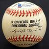 Ed Miksis Autographed Official NL Baseball Brooklyn Dodgers Beckett BAS #F27061