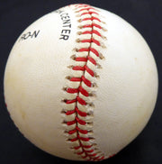 Ed Miksis Autographed Official NL Baseball Brooklyn Dodgers Beckett BAS #F27061