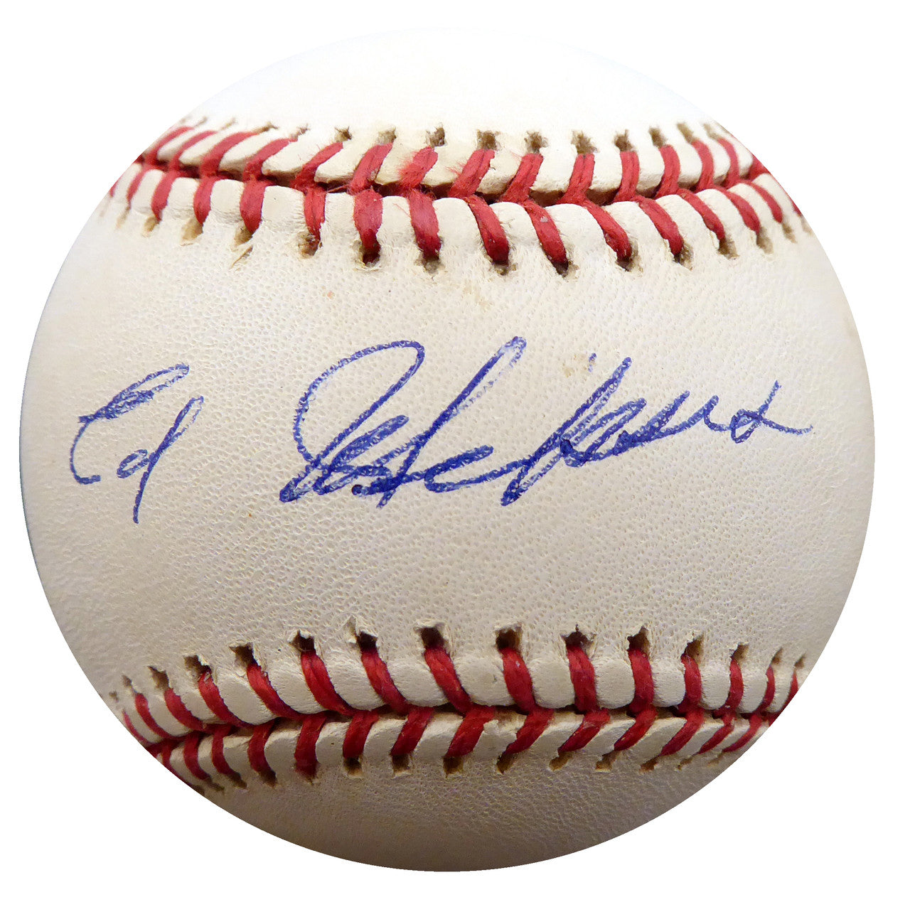 Ed Miksis Autographed Official NL Baseball Brooklyn Dodgers Beckett BAS #F27062