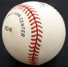 Ed Miksis Autographed Official NL Baseball Brooklyn Dodgers Beckett BAS #F27062