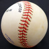 Ed Miksis Autographed Official NL Baseball Brooklyn Dodgers Beckett BAS #F27065
