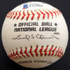 Ed Miksis Autographed Official NL Baseball Brooklyn Dodgers Beckett BAS #F27066