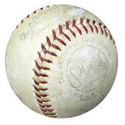 Ernie Banks Autographed Official National League Game Used Baseball Chicago Cubs Vintage Signature "Foul Ball 1960" PSA/DNA #AC00440