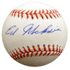 Ed Miksis Autographed Official NL Baseball Brooklyn Dodgers Beckett BAS #F27122