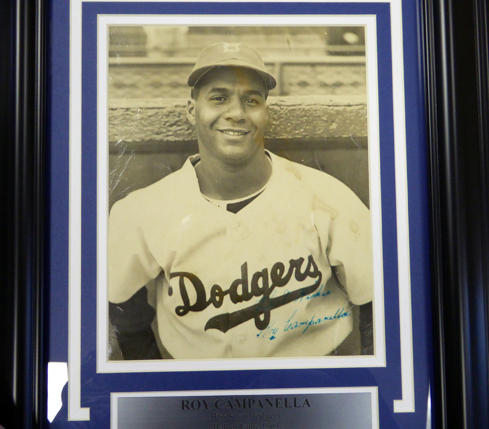 Roy Campanella Autographed Framed 8x10 Magazine Page Photo Brooklyn Dodgers "Best Wishes" PSA/DNA #AC00434