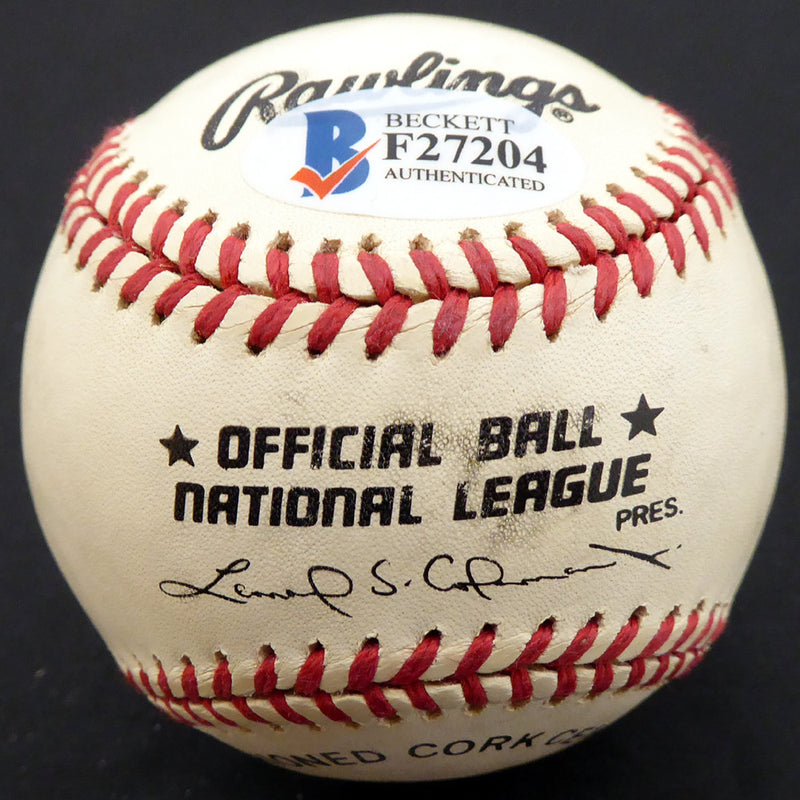 Jim McAndrew Autographed Official NL Baseball 1969 New York Mets Beckett BAS #F27204