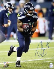 Thomas Rawls Autographed 16x20 Photo Seattle Seahawks MCS Holo Stock #113551