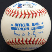 Bob Savage Autographed Official AL Baseball Philadelphia A's Beckett BAS #F27514