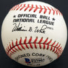 Dave "Davey" Williams Autographed Official NL Baseball New York Giants Beckett BAS #F27903