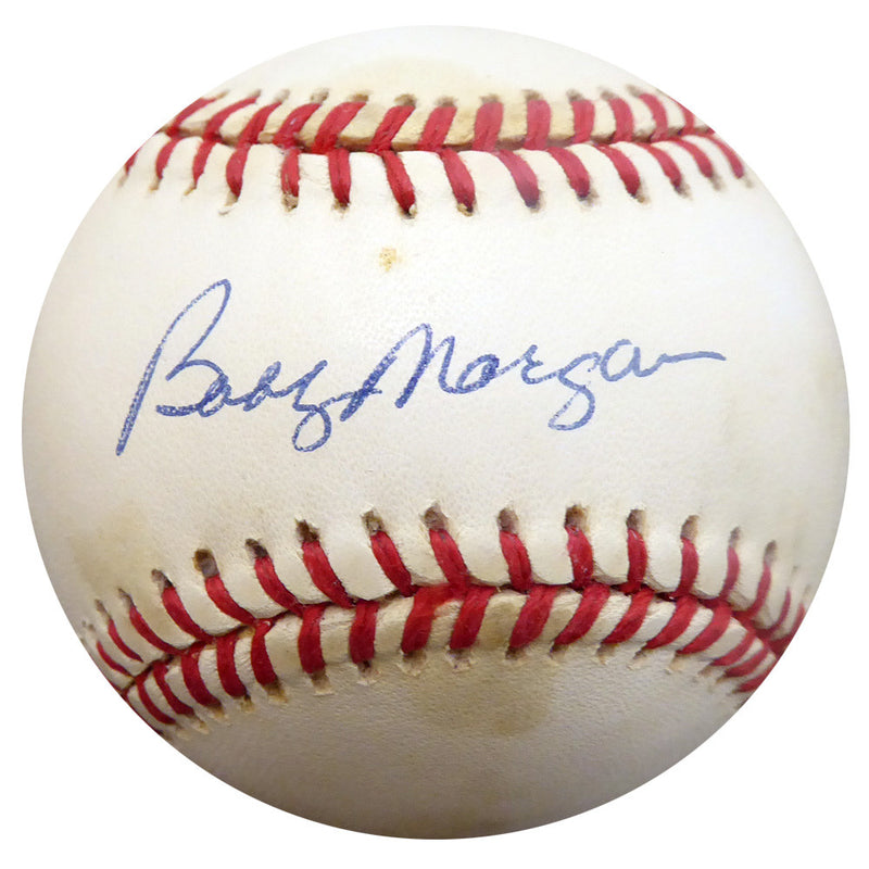 Bobby Morgan Autographed Official NL Baseball Brooklyn Dodgers Beckett BAS #F29989