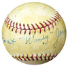Forest "Woody" Jensen Autographed Official NL Giles Baseball Pittsburgh Pirates Vintage Beckett BAS #B26659