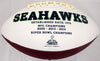 Unsigned Seattle Seahawks White Logo Football Stock #105665