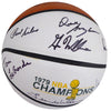 1978-79 NBA Champions Seattle Supersonics Multi Signed Autographed Basketball With 9 Signatures Including Fred Brown & Lenny Wilkens MCS Holo Stock #145851