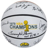 1978-79 NBA Champions Seattle Supersonics Multi Signed Autographed Basketball With 9 Signatures Including Fred Brown & Lenny Wilkens "HOF 89, 98, 10" MCS Holo Stock #145852