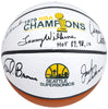 1978-79 NBA Champions Seattle Supersonics Multi Signed Autographed Basketball With 9 Signatures Including Fred Brown & Lenny Wilkens "HOF 89, 98, 10" MCS Holo Stock #145852