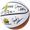 1978-79 NBA Champions Seattle Supersonics Multi Signed Autographed Basketball With 9 Signatures Including Fred Brown & Lenny Wilkens "HOF 89, 98, 10" MCS Holo Stock #145852